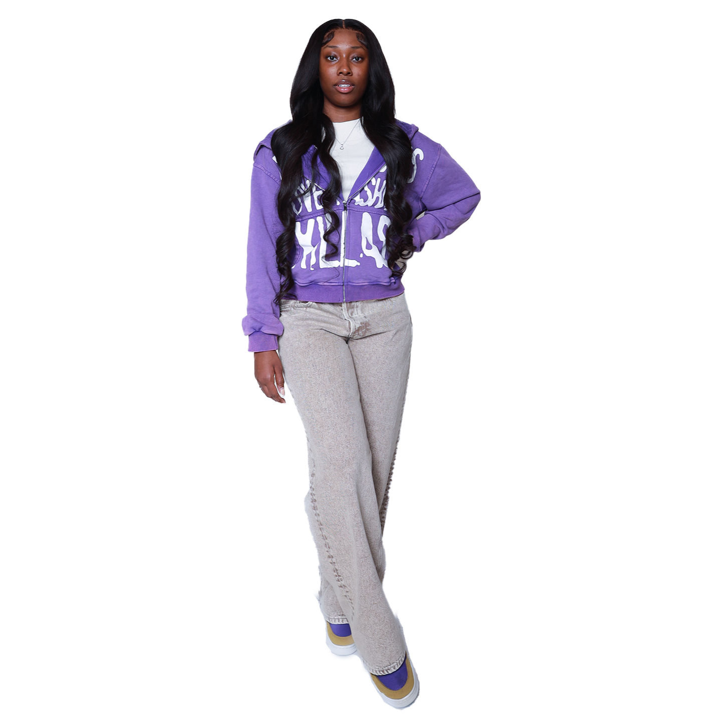 Bad B*tches Love Fashion KIllas Hoodie - Purple