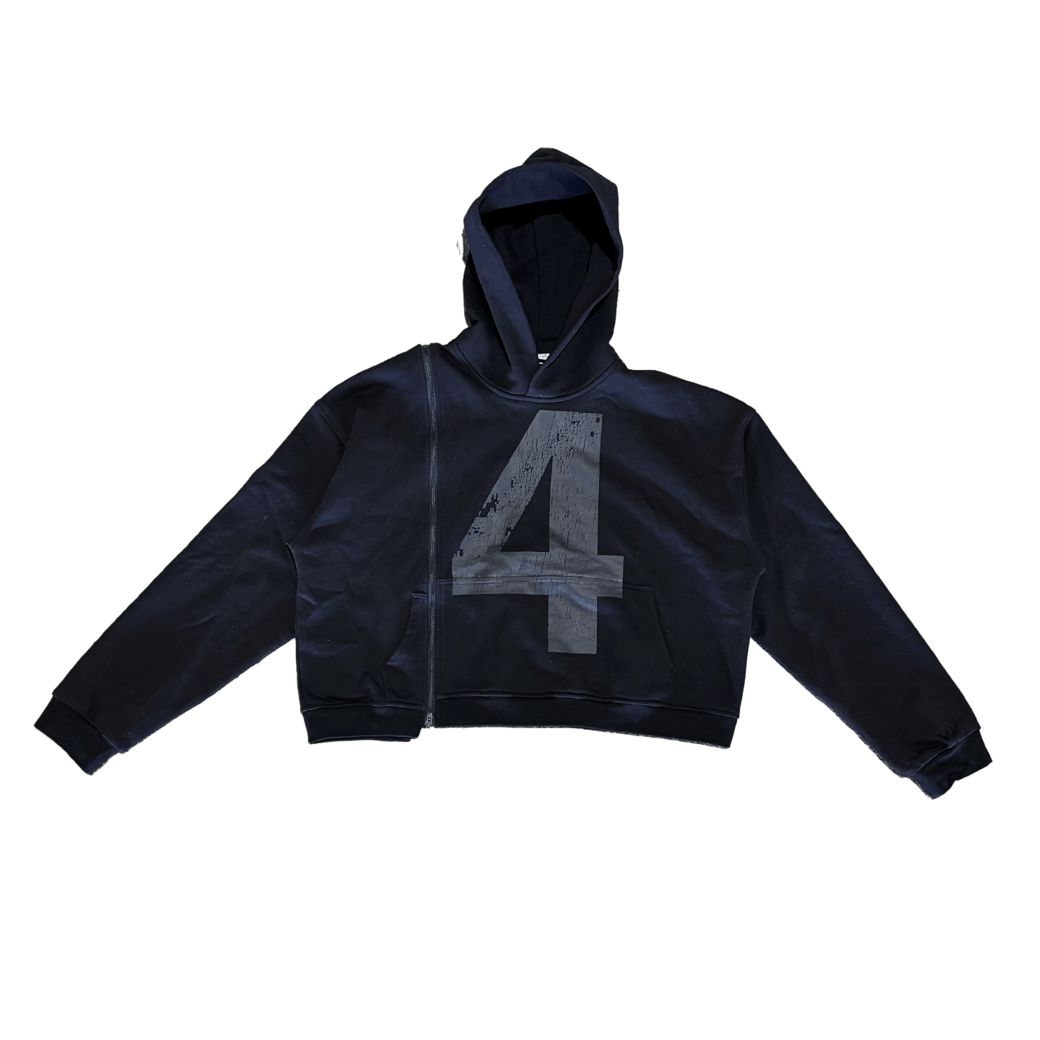 4TH Wonder SideZip Hoodie - Black