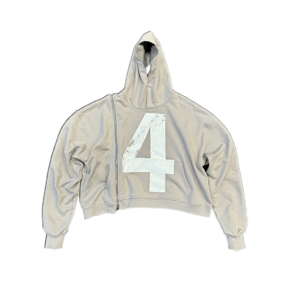 4TH Wonder SideZip Hoodie - Gray