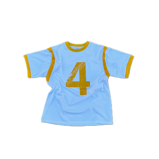 4TH Wonder Jersey - White/Mustard