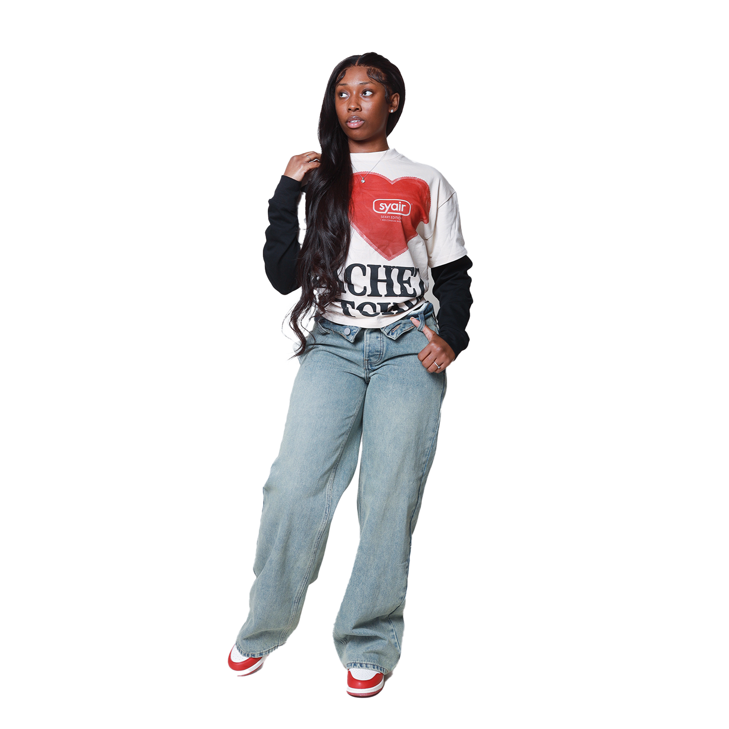 iLUV Rachet B*tches Tee - Cream
