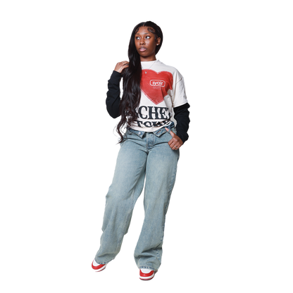 iLUV Rachet B*tches Tee - Cream