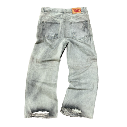 "Mechanic" Thrashed Denim