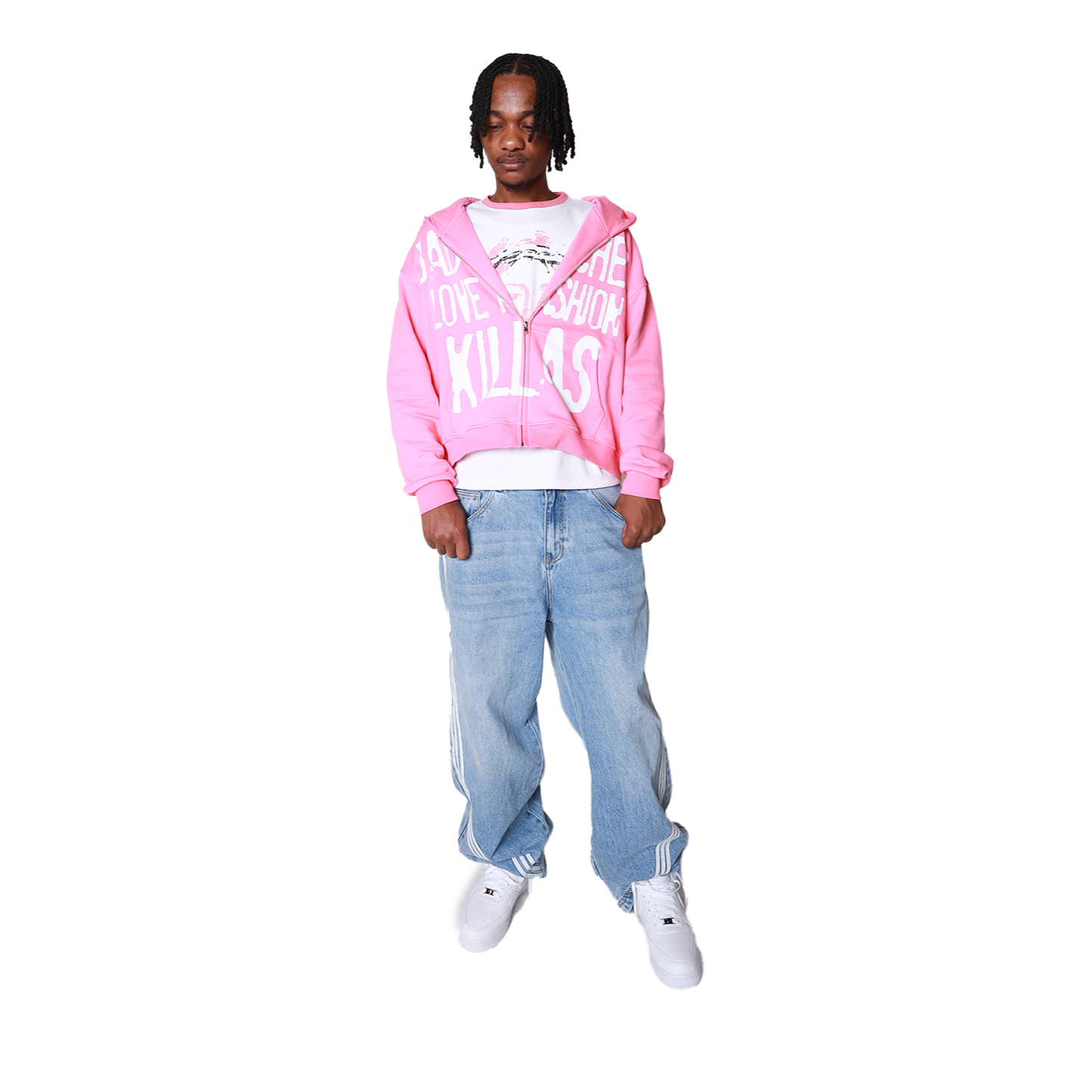 Bad B*tches Love Fashion Killas Hoodie - Pink