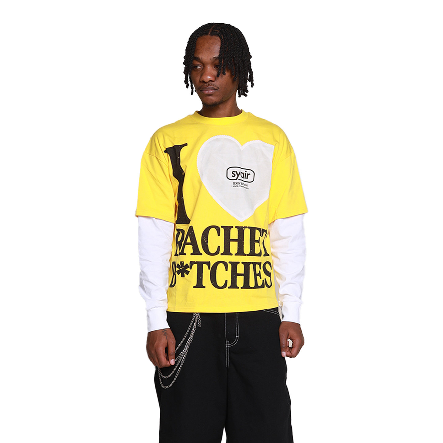 iLUV Rachet B*tches Tee - Yellow