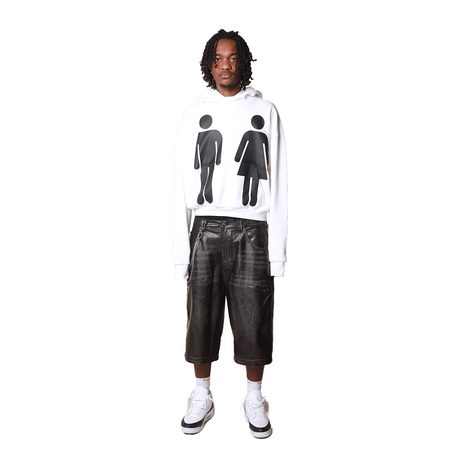 Adam & Eve Hoodie - White