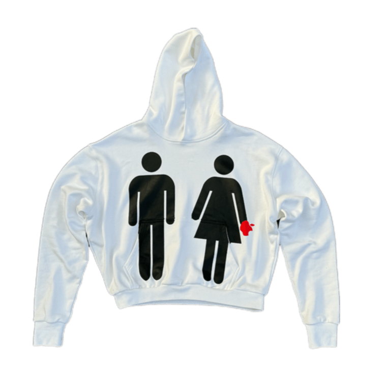 Adam & Eve Hoodie - White