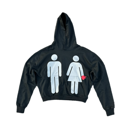 Adam & Eve Hoodie - Black