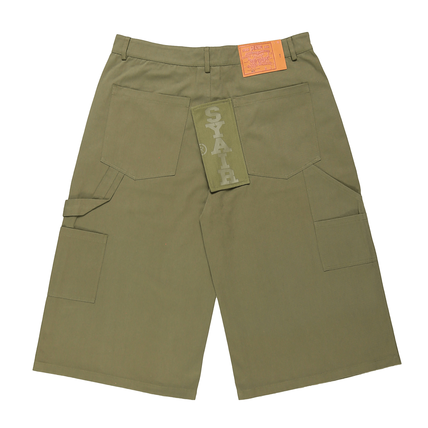 Army Green BIGTAG Utility Skate Shorts