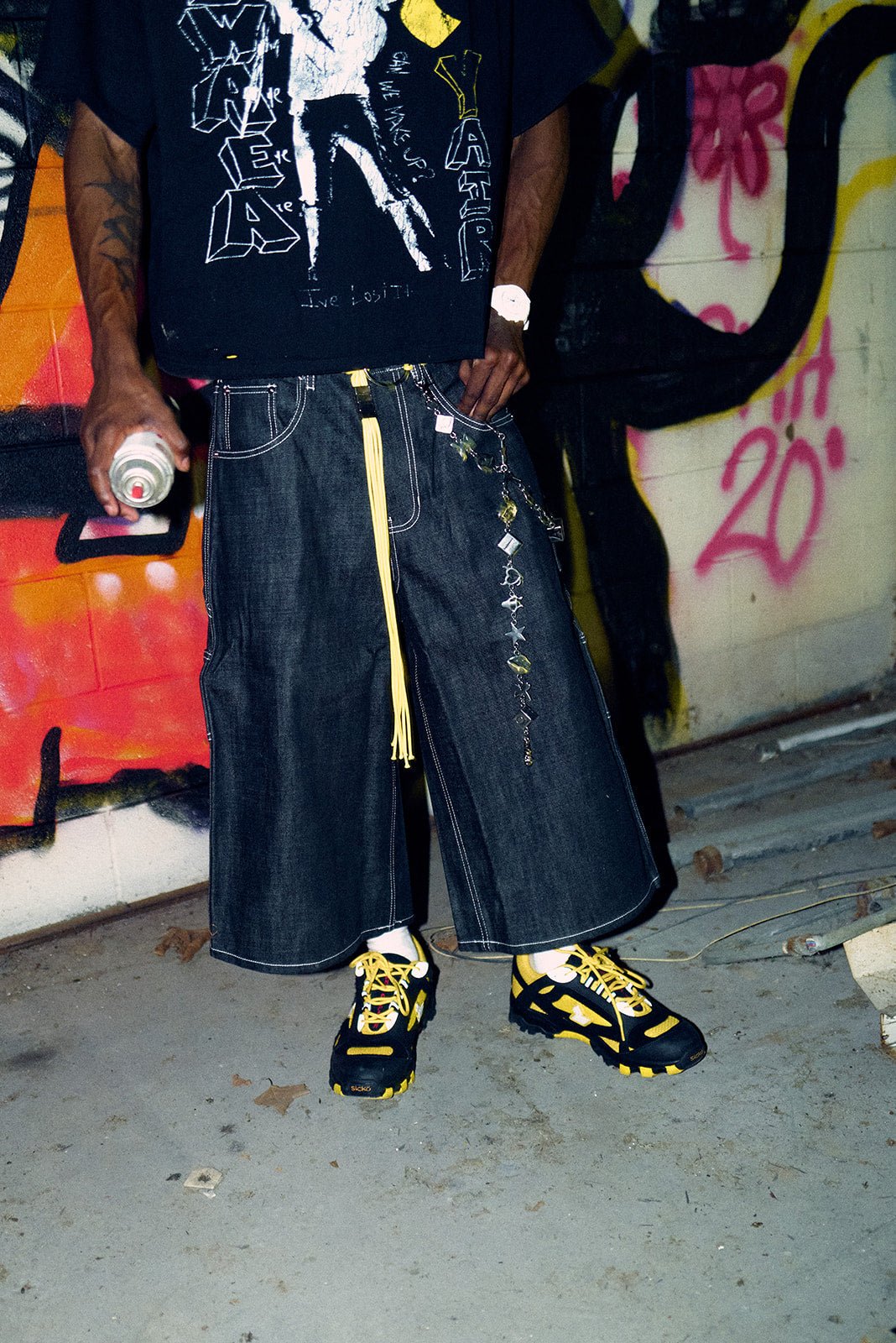 "Black Japanese Denim" BigTag Utility Skate Shorts