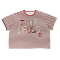 Brown “I Hate Drugs” Ringer Tee