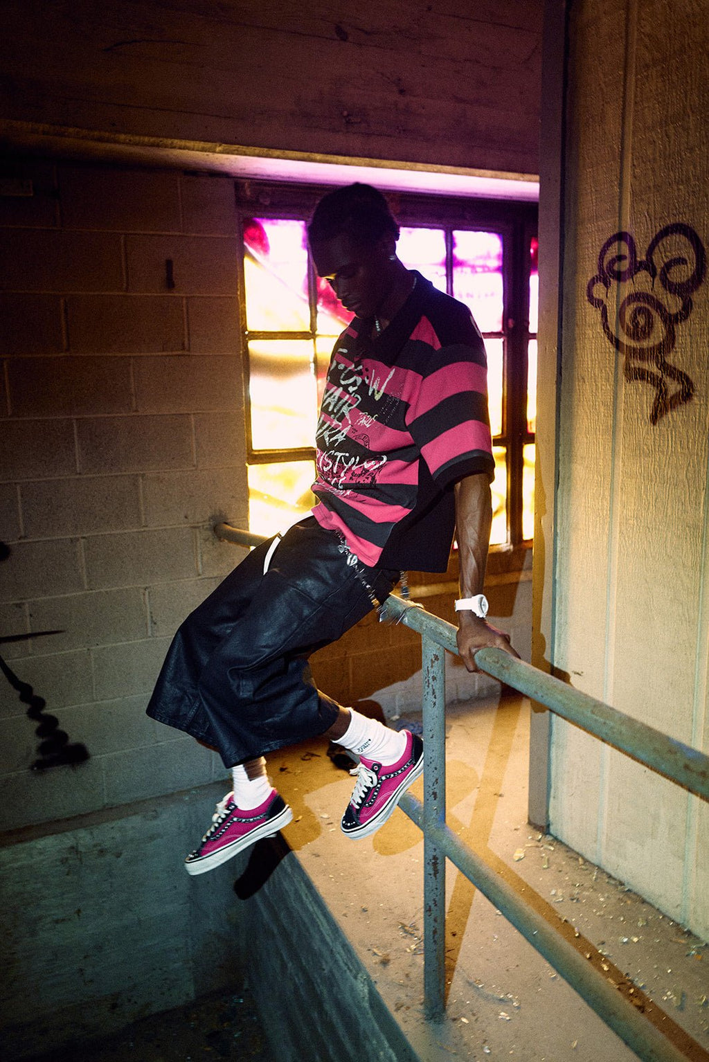 Fushia Mix & Match Kiss Polo