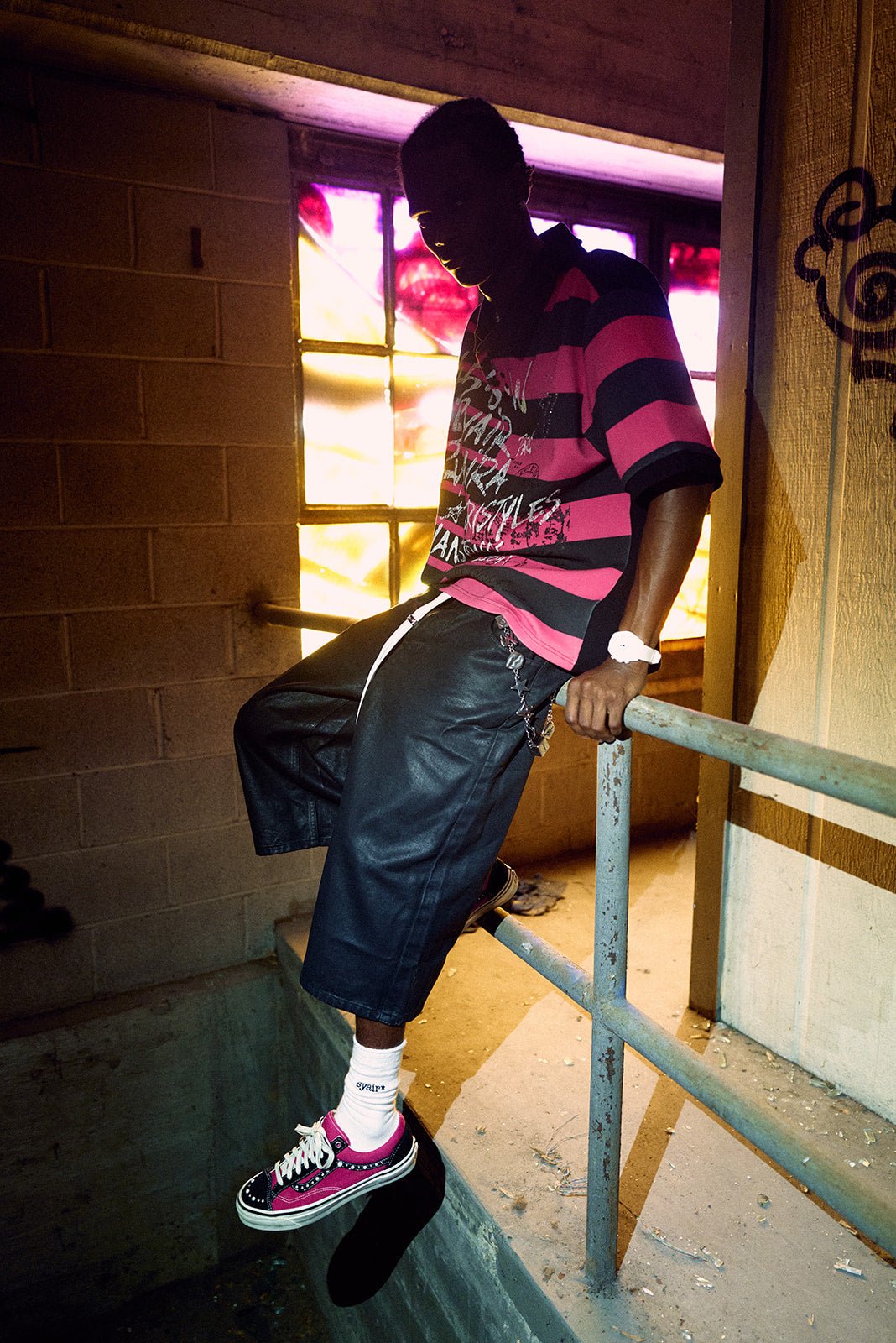 Fushia Mix & Match Kiss Polo