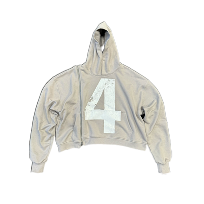 4TH Wonder SideZip Hoodie - Gray