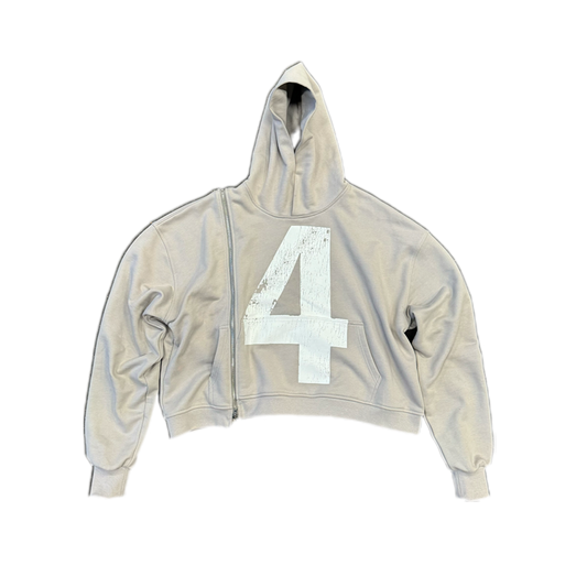 4TH Wonder SideZip Hoodie - Gray