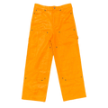 "Hazzard Orange" Leather Waxed BigTag Carpenter Pants