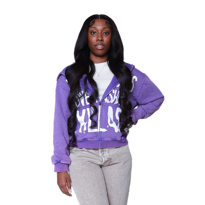 Bad B*tches Love Fashion KIllas Hoodie - Purple