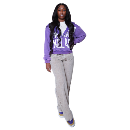 Bad B*tches Love Fashion KIllas Hoodie - Purple