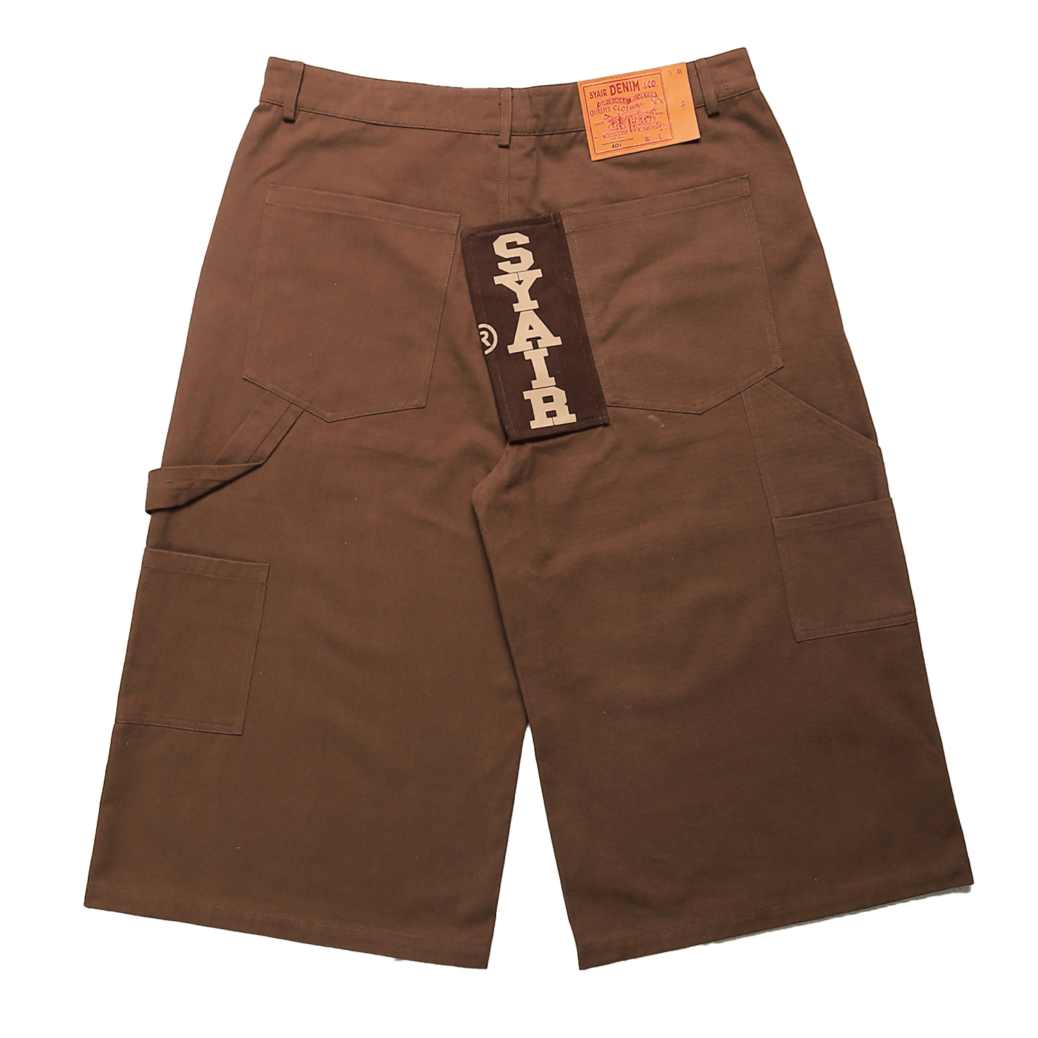 Mocha BIGTAG Utility Skate Shorts