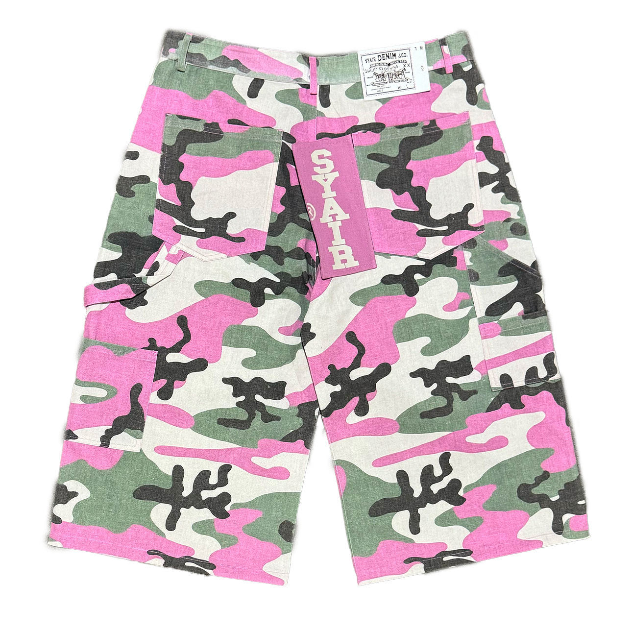 "Strawberry Camo" BigTag Utility Skate Shorts