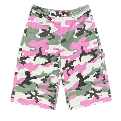 "Strawberry Camo" BigTag Utility Skate Shorts