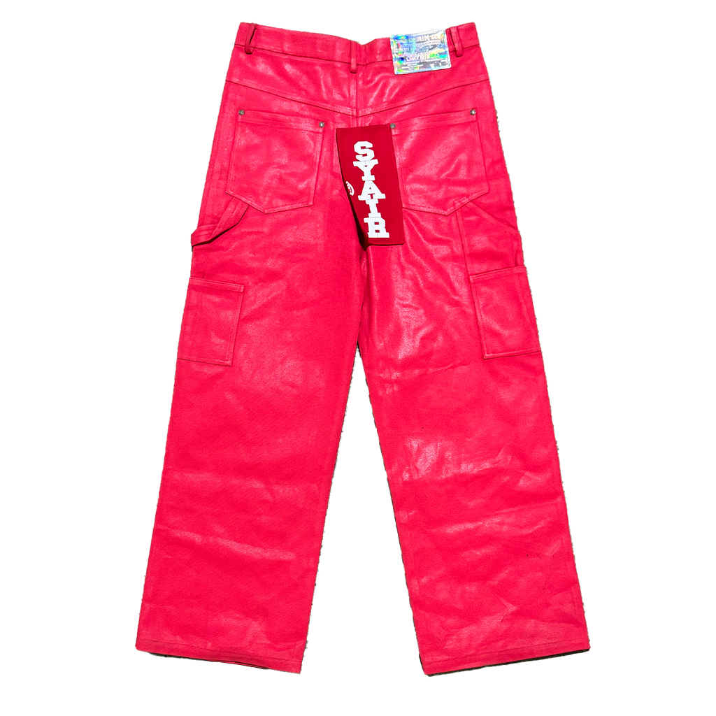 "Red Clay" Leather Waxed BigTag Carpenter Pants