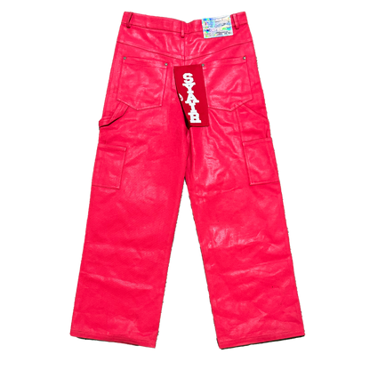 "Red Clay" Leather Waxed BigTag Carpenter Pants