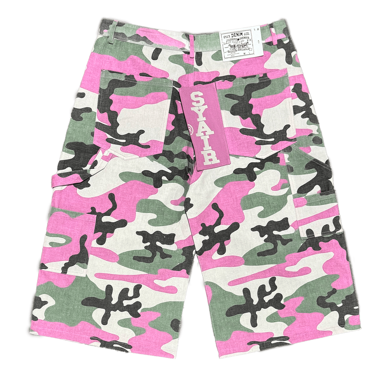"Strawberry Camo" BigTag Utility Skate Shorts