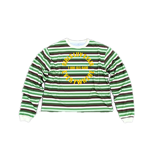 2008 GirlsLuvSyair Striped Longsleeve - Mint Chocolate