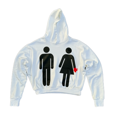 Adam & Eve Hoodie - White