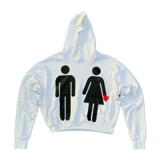 Adam & Eve Hoodie - White